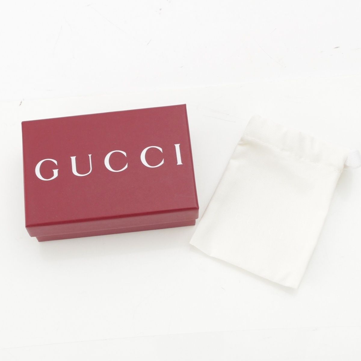Gucci GG Supreme Canvas Dog Shape Charm Key Holder Beige Dark Brown — view 8