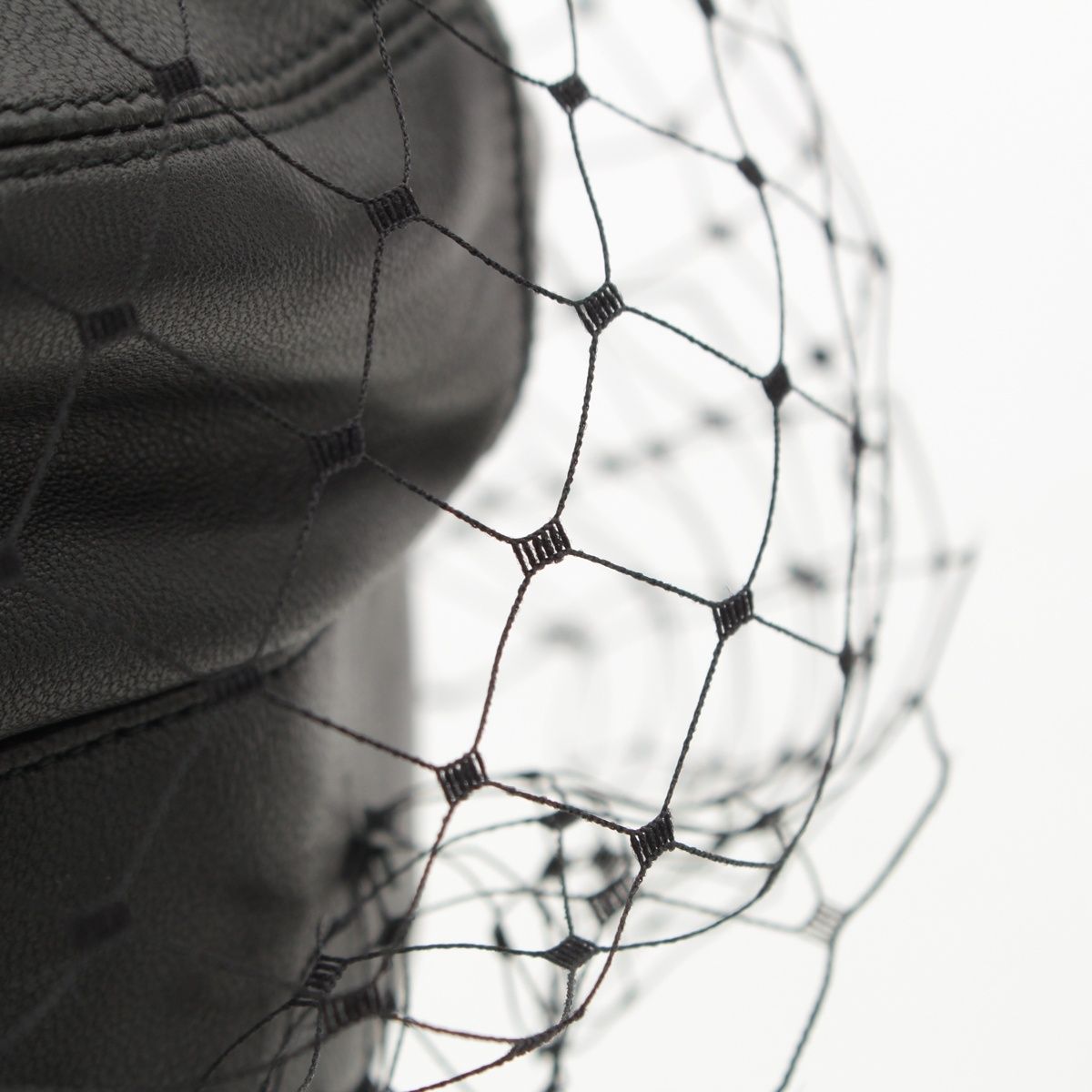 Dior Leather Logo Cap Hat Black 57 — view 8