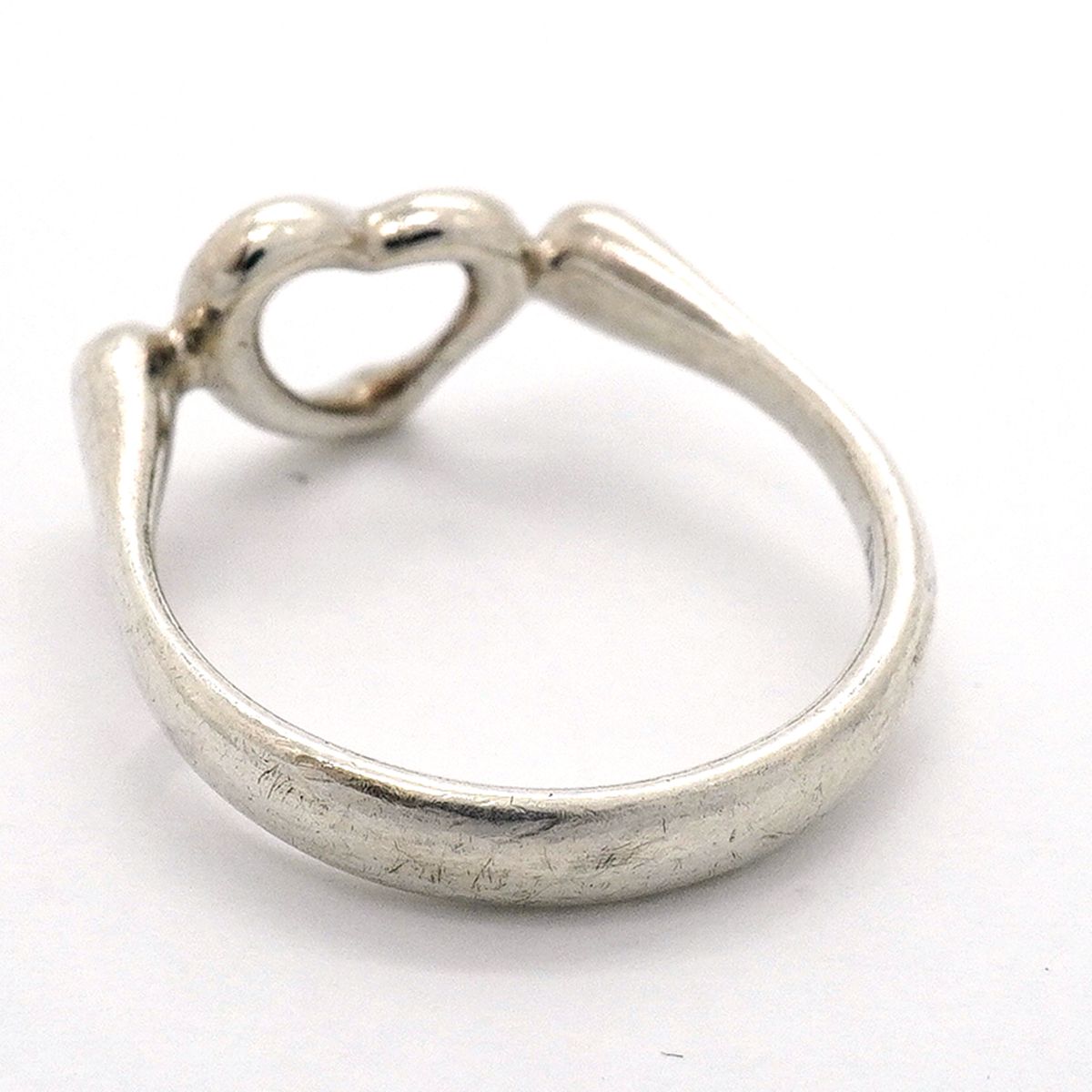 Tiffany & Co Ring Open Heart 925 Sterling Silver — view 8