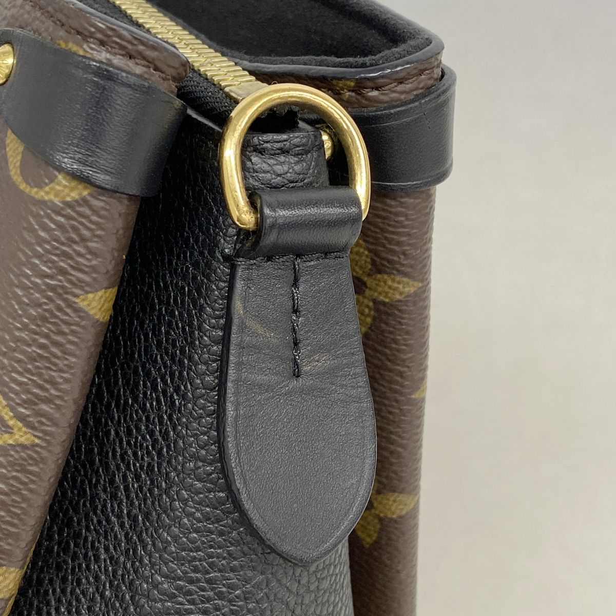 Louis Vuitton Handbag Monogram Soufflot NV BB Brown Black — view 8