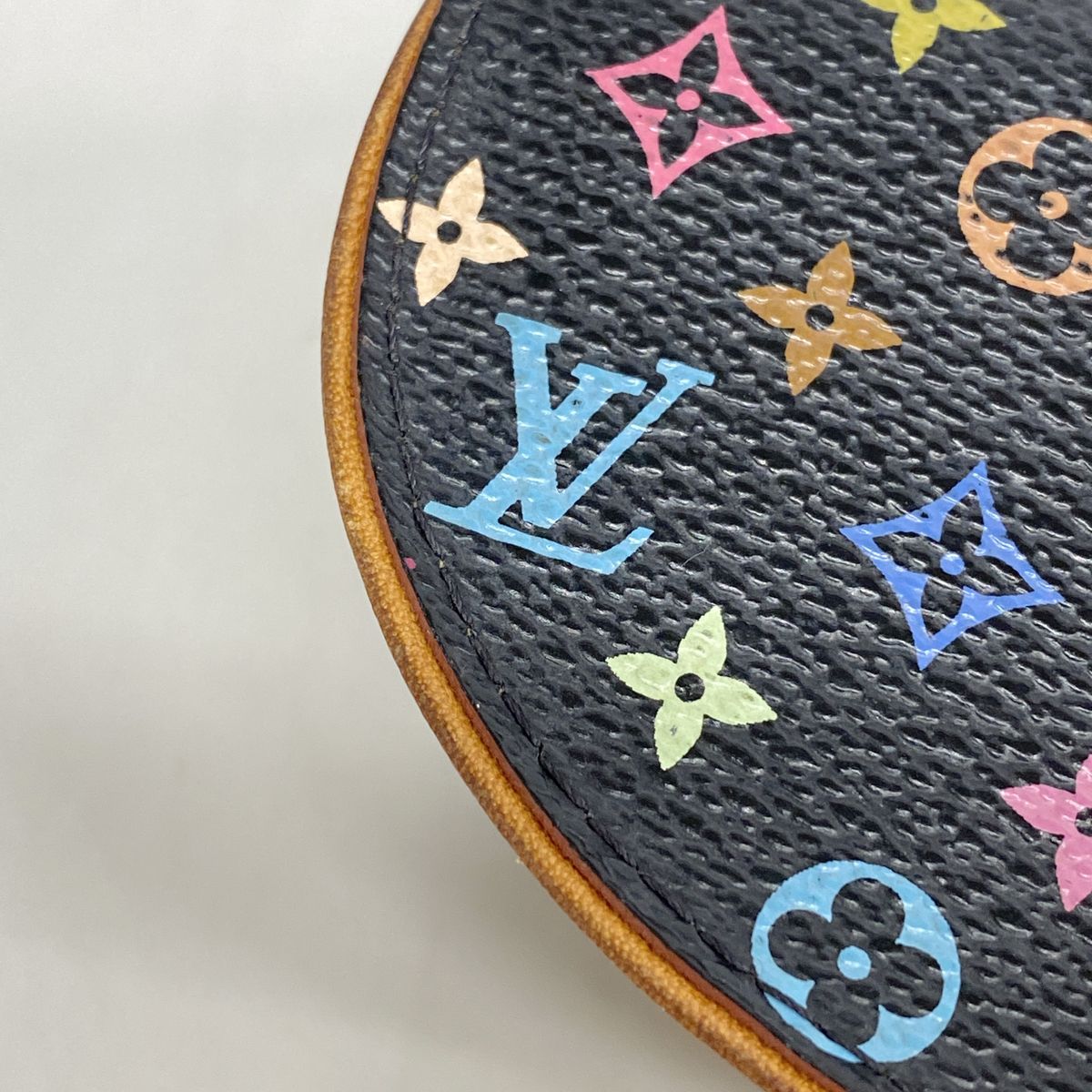 Louis Vuitton Trifold Wallet Monogram Multicolor Portefeuille Eugenie Noir — view 8