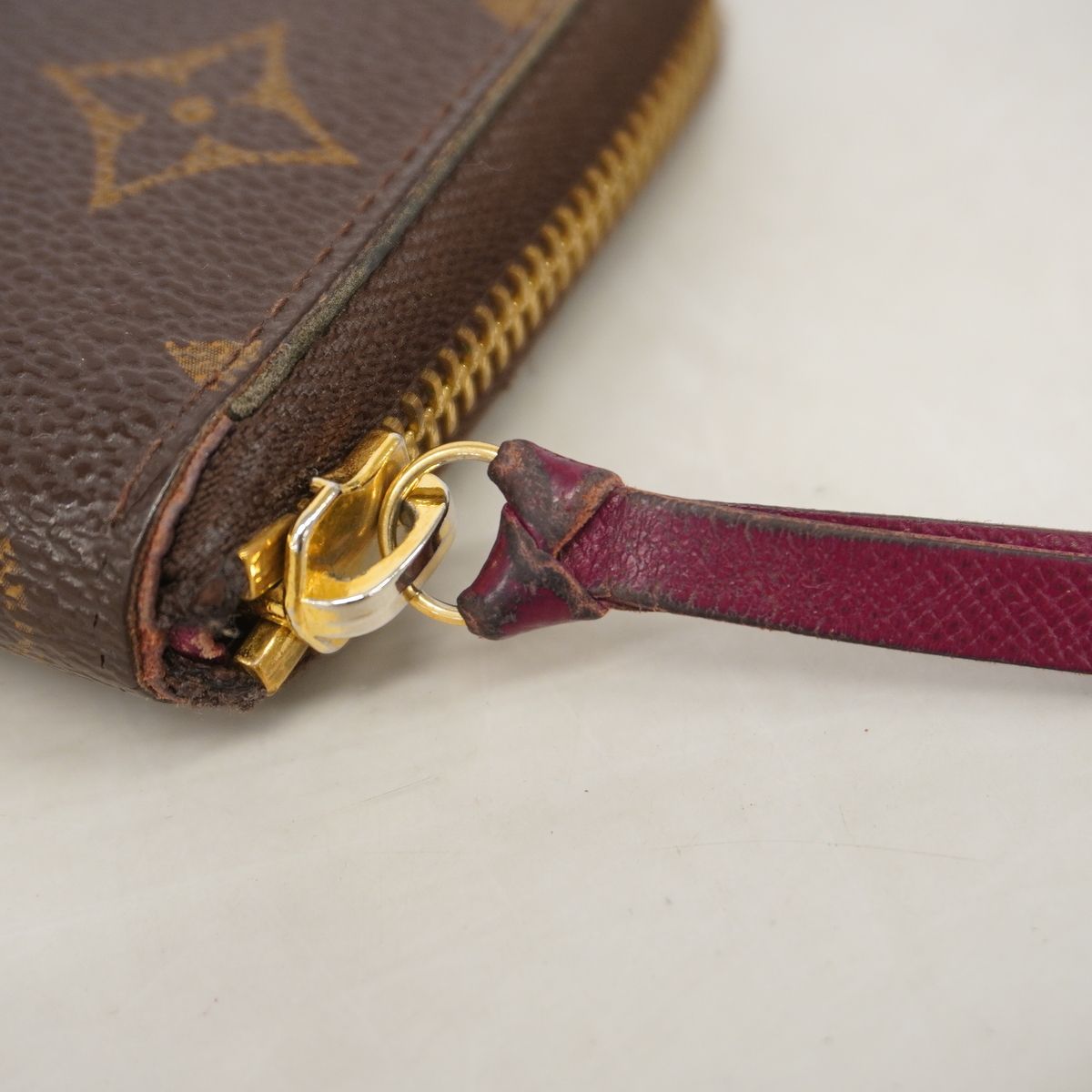 Louis Vuitton Wallet Monogram Portefeuille Clemence Fuchsia — view 8