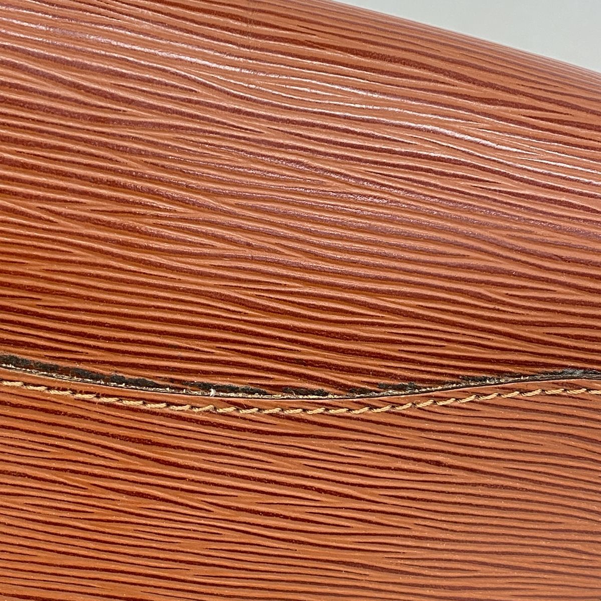 Louis Vuitton Shoulder Bag Epi Saint-cloud Kenya Brown — view 8