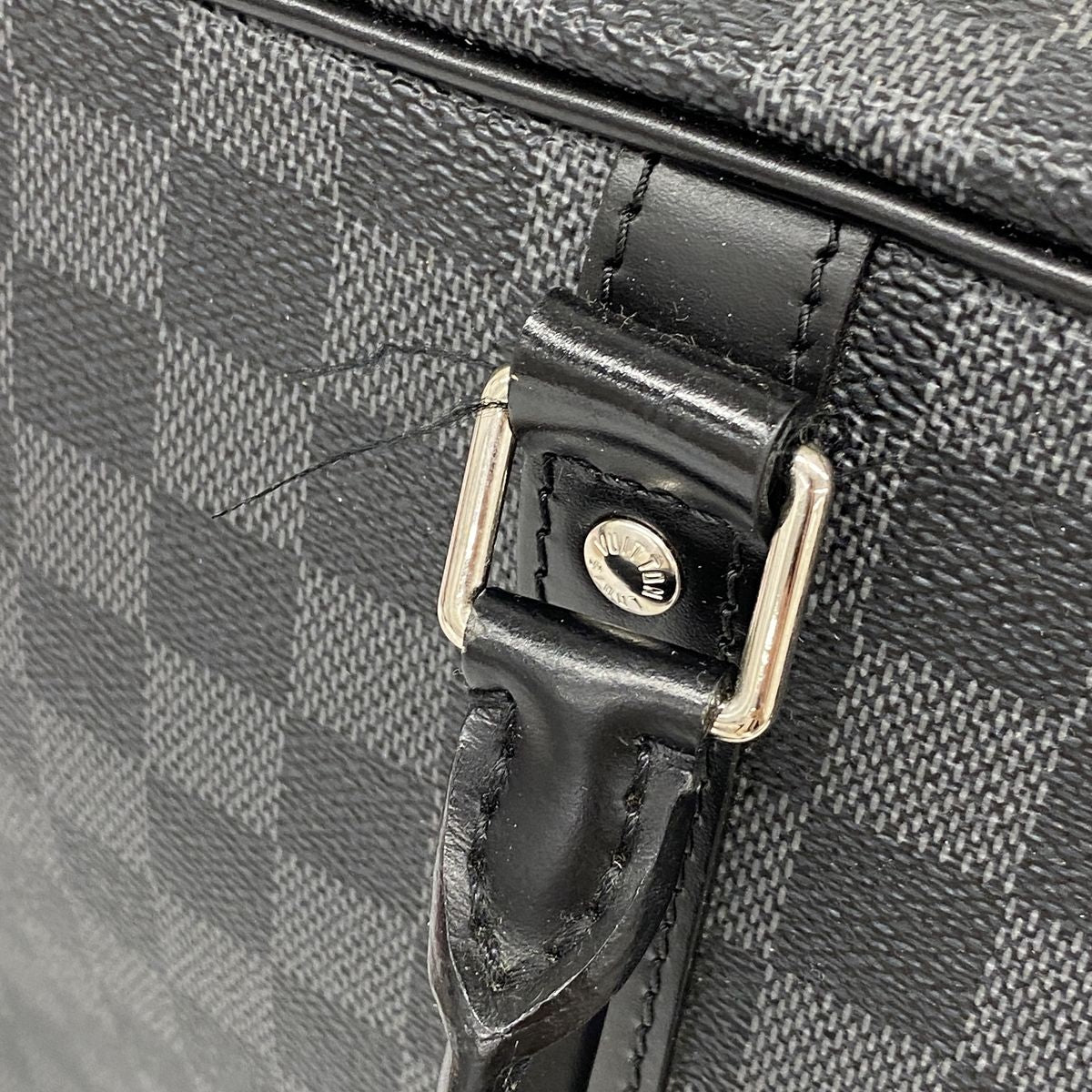 Louis Vuitton Business Bag Damier Graphite Porte Documents Voyage GM Black Gray — view 8