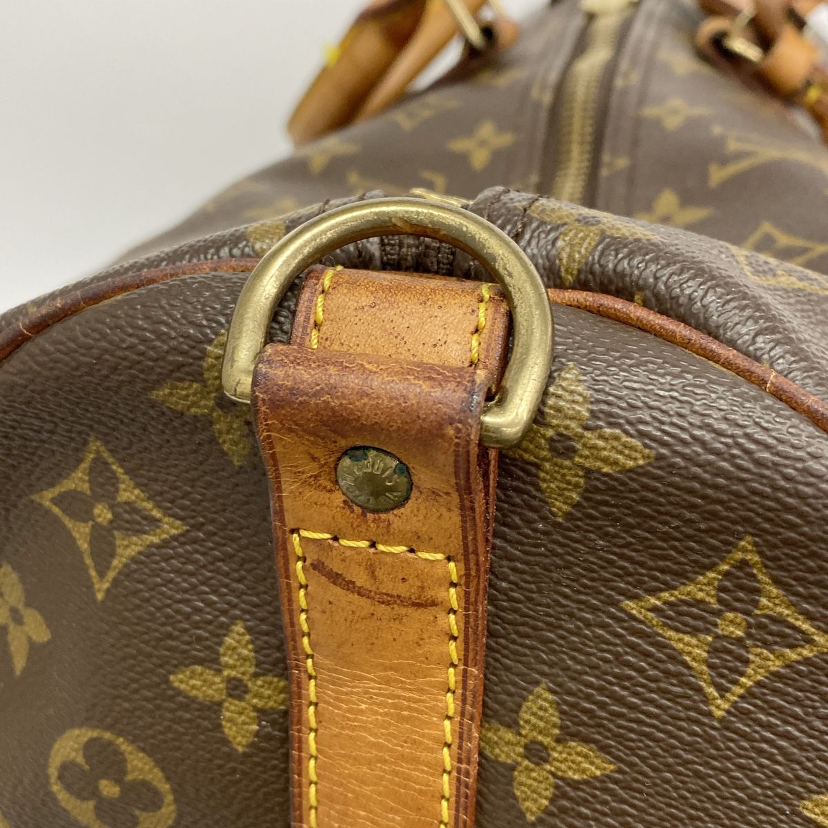 Louis Vuitton Boston Bag Monogram Keepall Bandouliere 60 Brown — view 8
