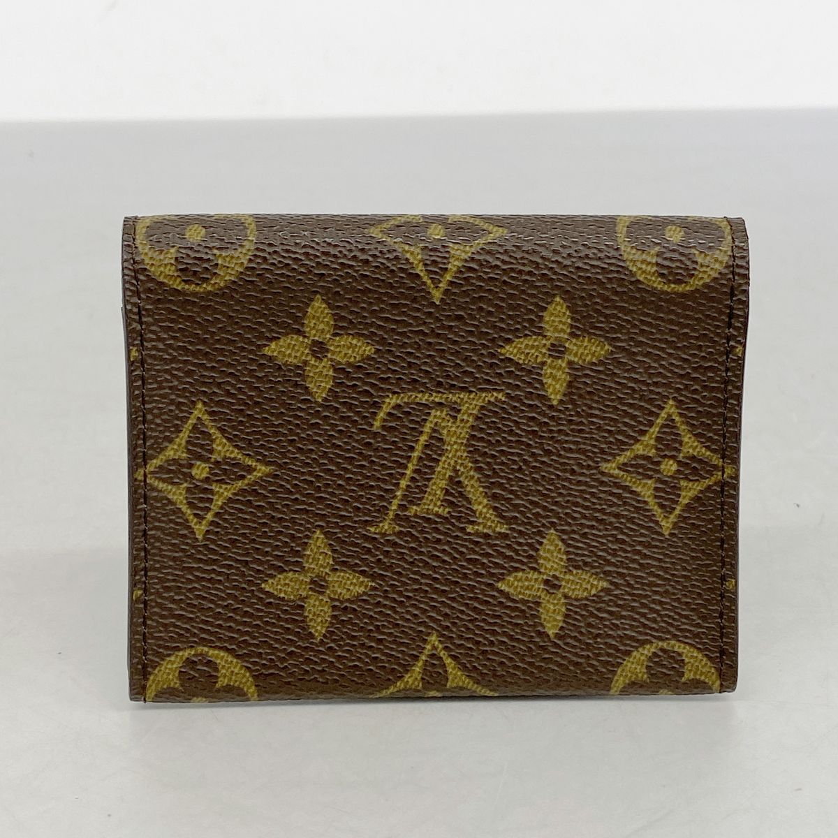 Louis Vuitton Business Card Case Monogram Envelope Holder Brown — view 8