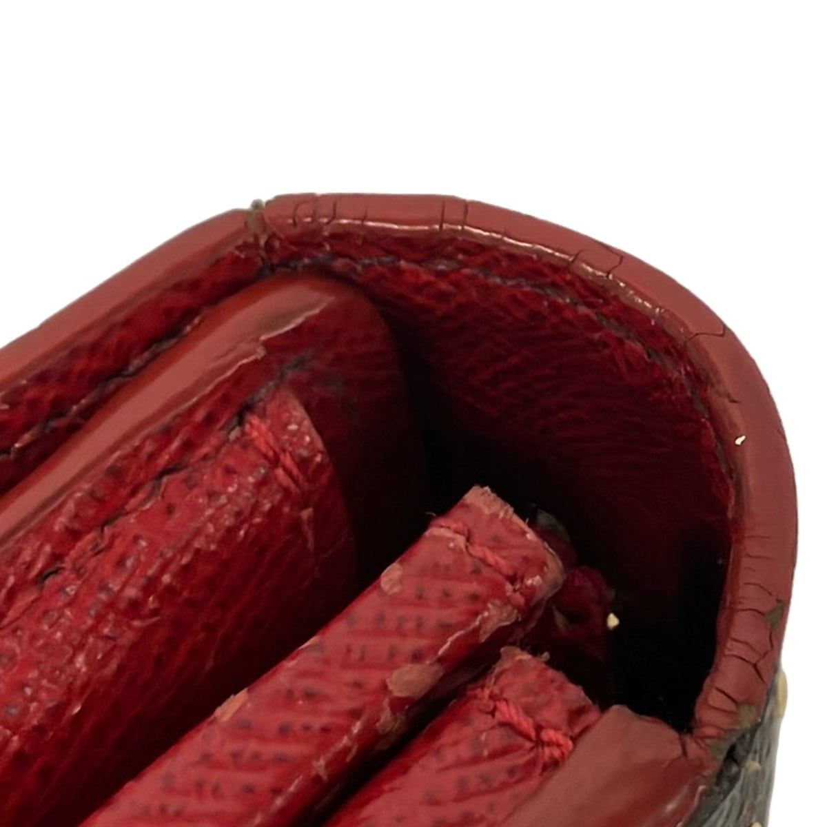 Louis Vuitton Wallet Damier Studs Portefeuille Sarah Ebene Rouge Leather — view 8