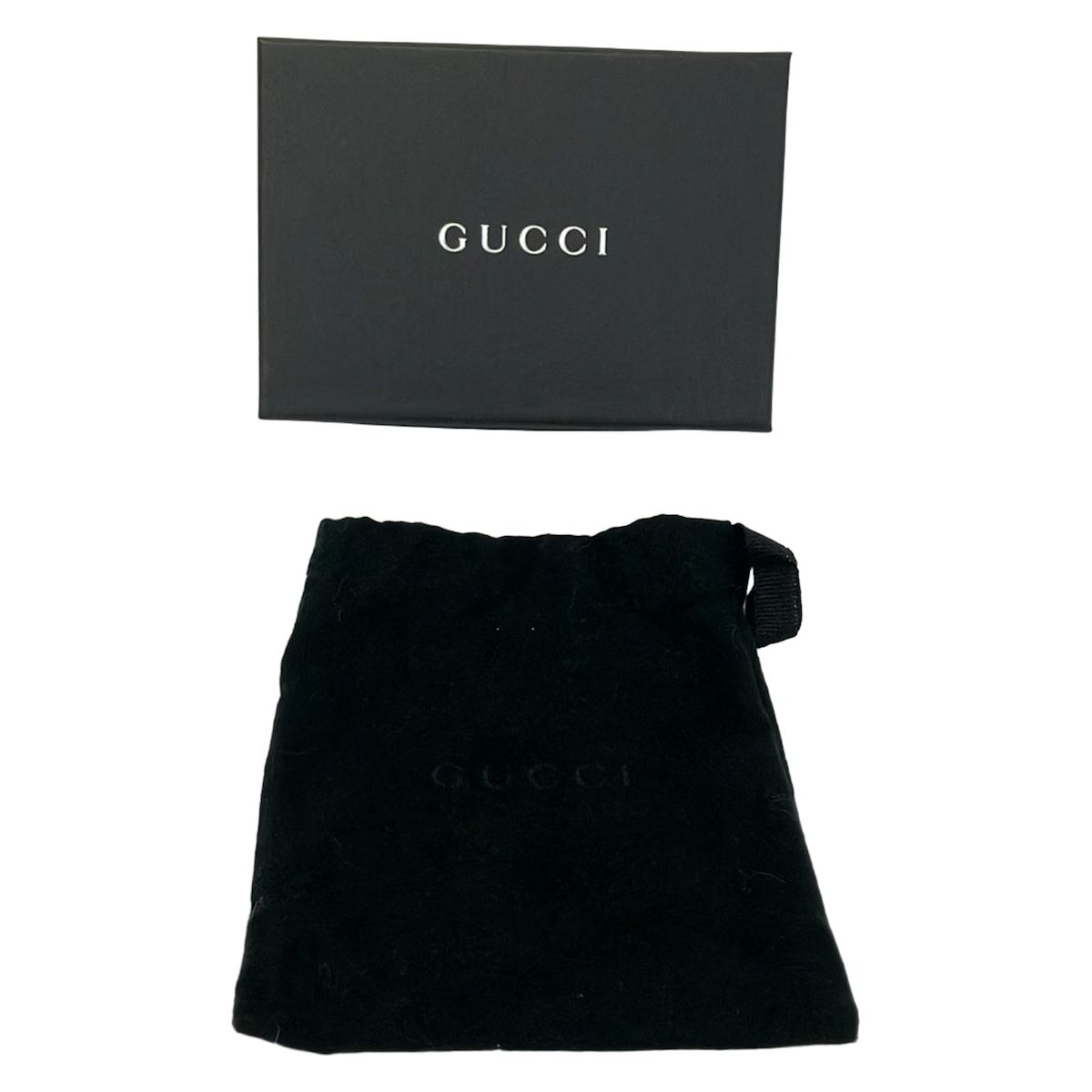Gucci Bifold Wallet Double G Bicolor Small Beige Ivory L-shaped Zipper Leather — view 6