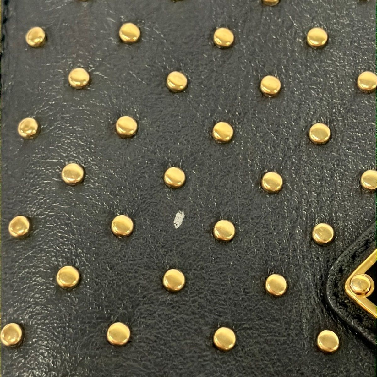 Prada Coin Purse Black Fragment Case Studs Leather — view 7