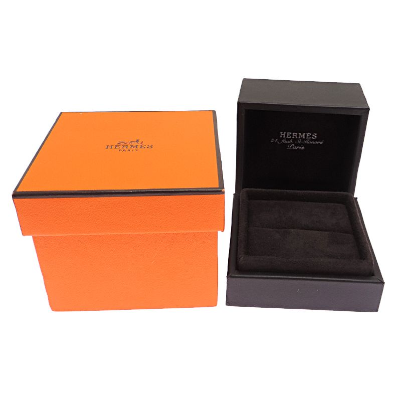 Hermes Ronde PM Diamond Ring 750 White Gold 0.32ct — view 8