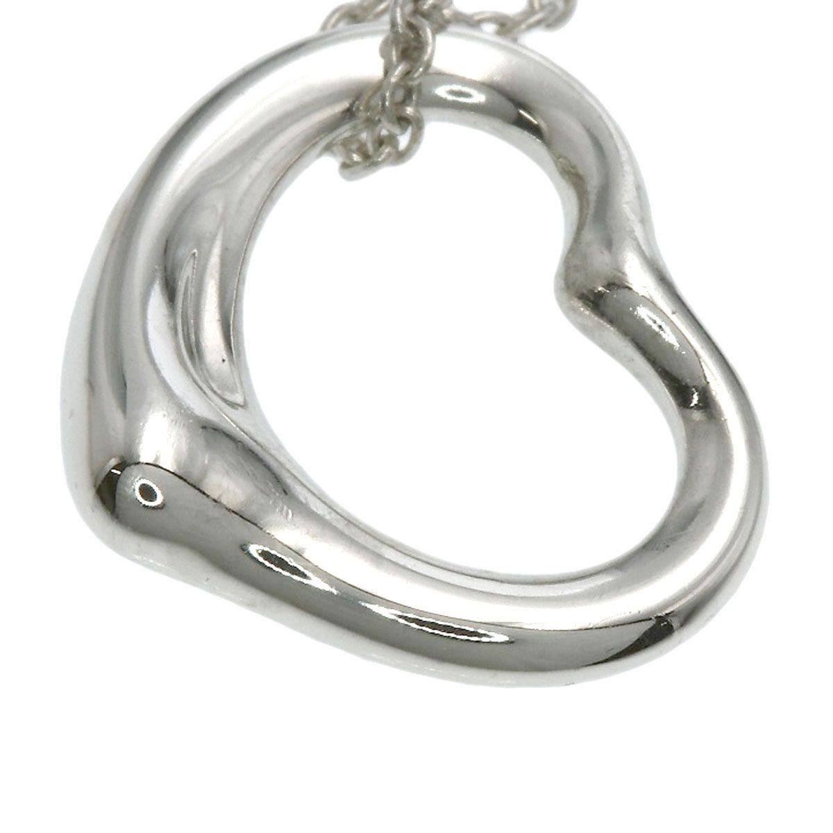 Tiffany & Co Open Heart Necklace Silver — view 6