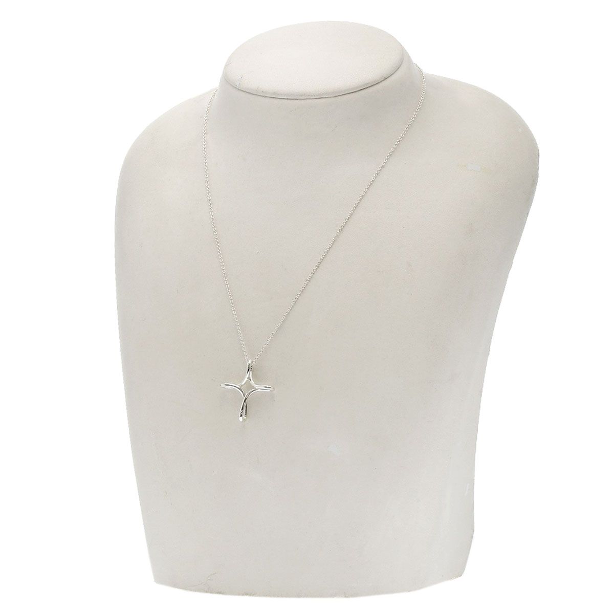 Tiffany & Co Infinity Cross Necklace Silver — view 5