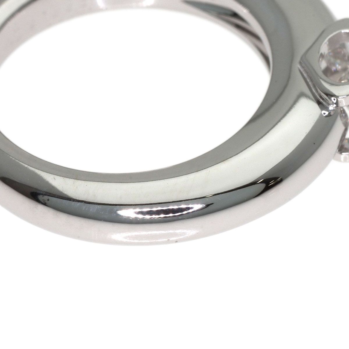 Cartier C de Cartier Diamond 45 Ring 18k White Gold — view 8