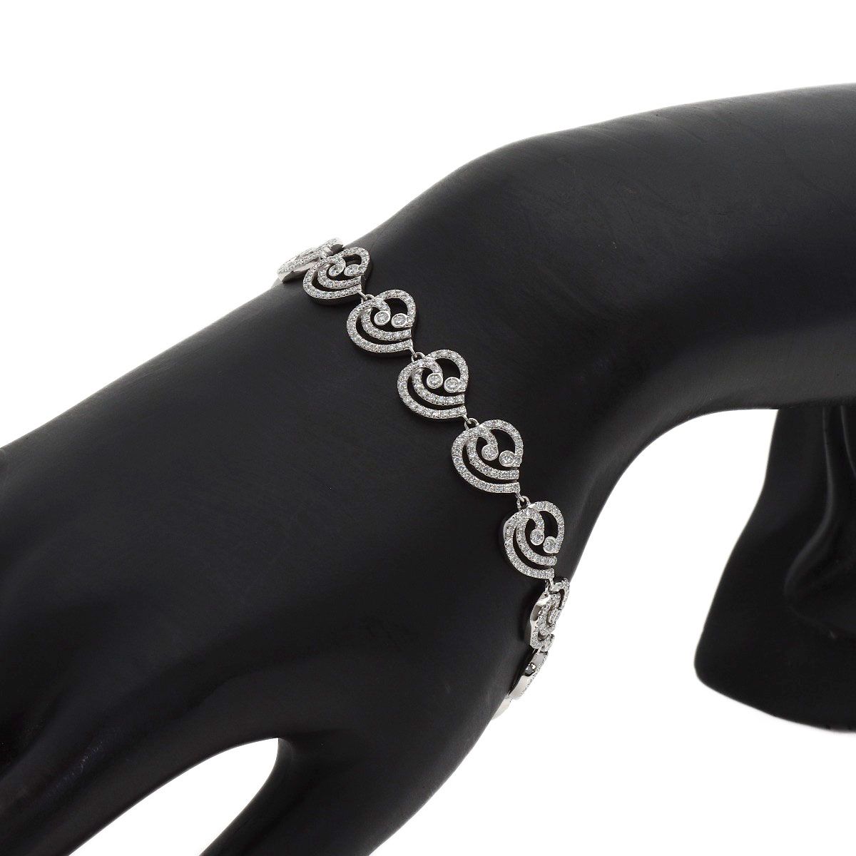 Tiffany & Co Enchant Heart Diamond Bracelet — view 6