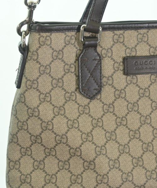 Gucci GG Supreme 2-Way Handbag Brown — view 8