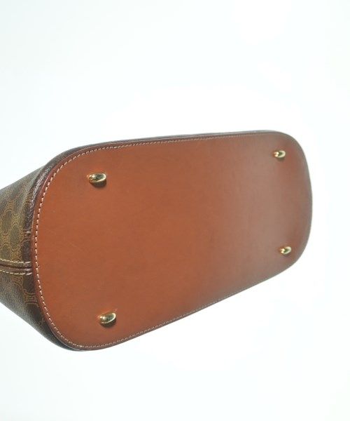 Celine Macadam Pattern Handbag Brown — view 8