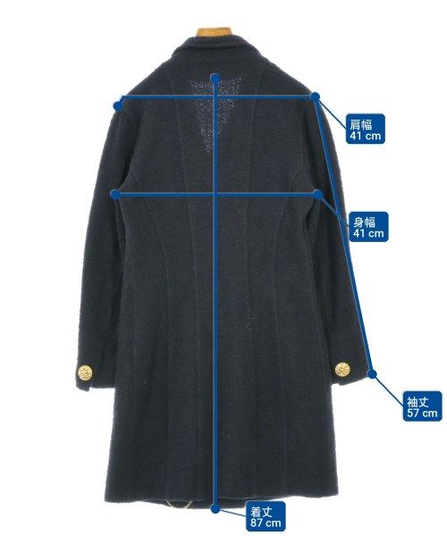 Chanel Coat Navy — view 8