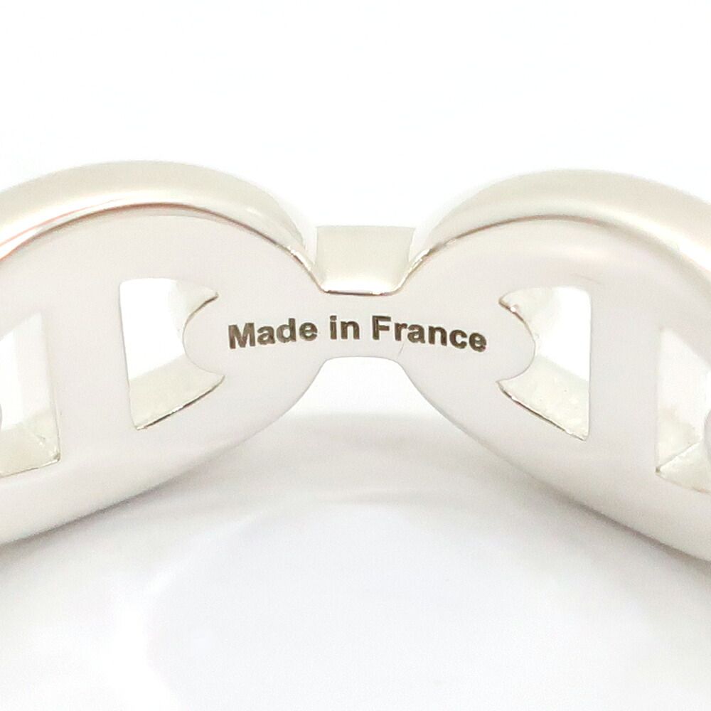 Hermes Chaine D'ancre Enchainee Ring PM 53 Small Silver — view 8