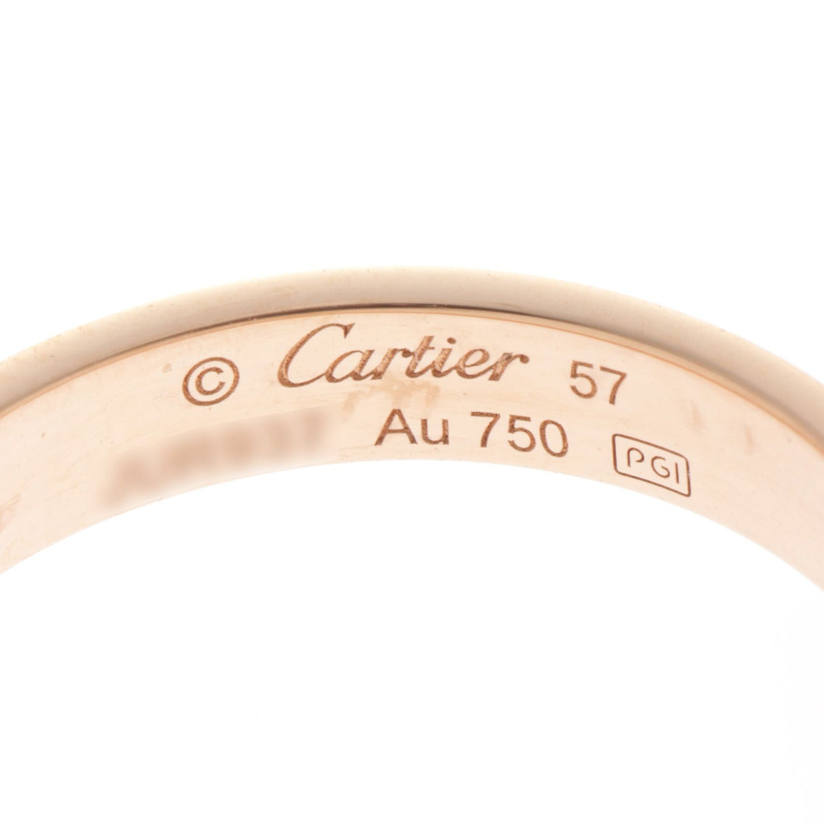 Cartier Mini Love PG 57 Ring 18k Pink Gold 18k — view 3
