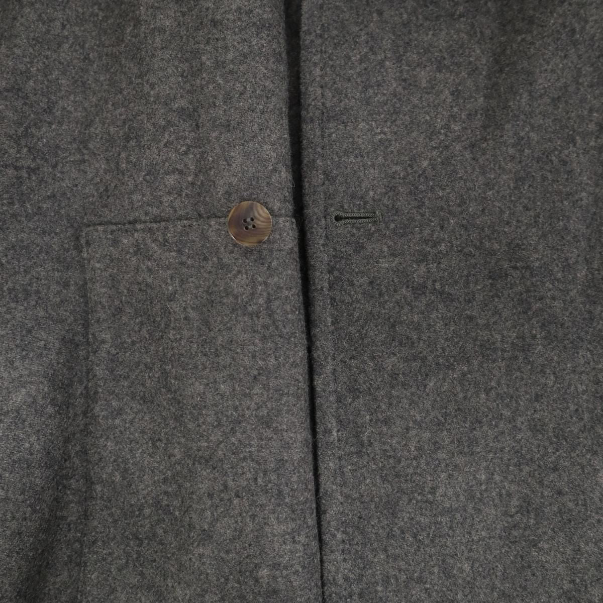 Hermes Cashmere Coat Gray 34 — view 7