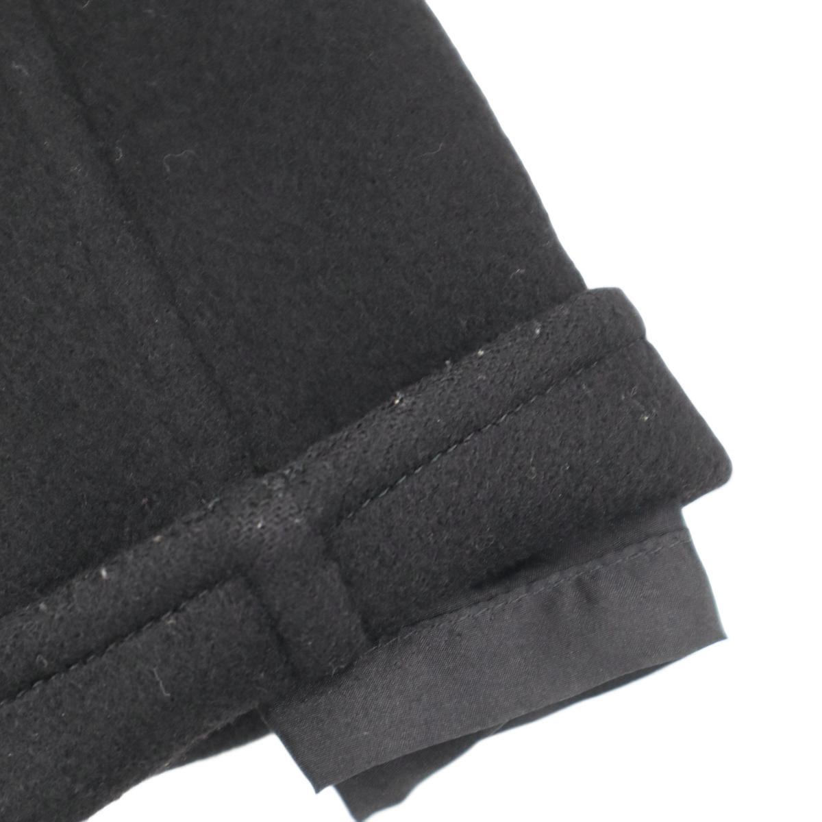 Celine by Phoebe Philo Egg Crombie Cashmere Double Face Coat 2 Black 38 — view 7