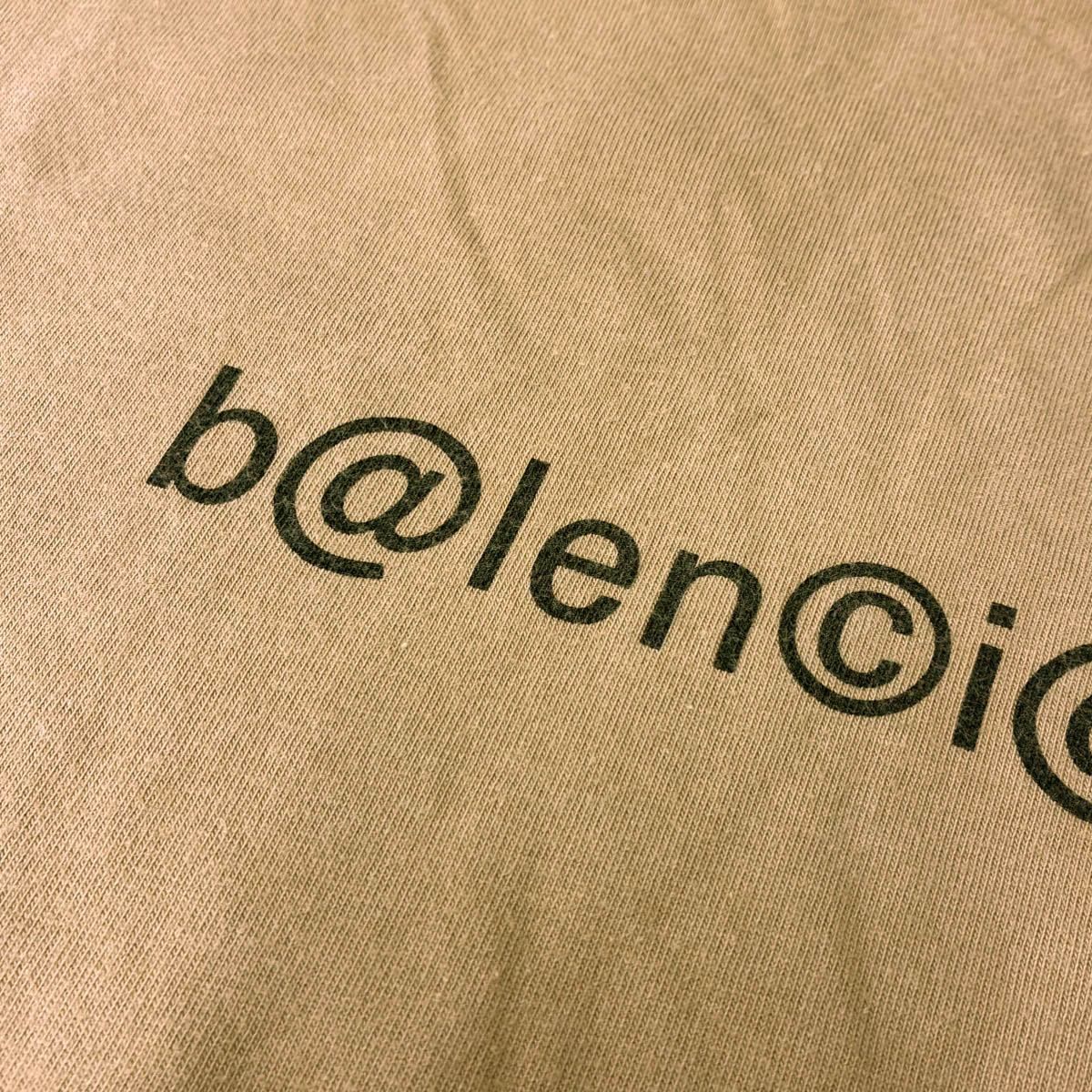 Balenciaga Logo Print T-Shirt Camel Brown XS — view 5