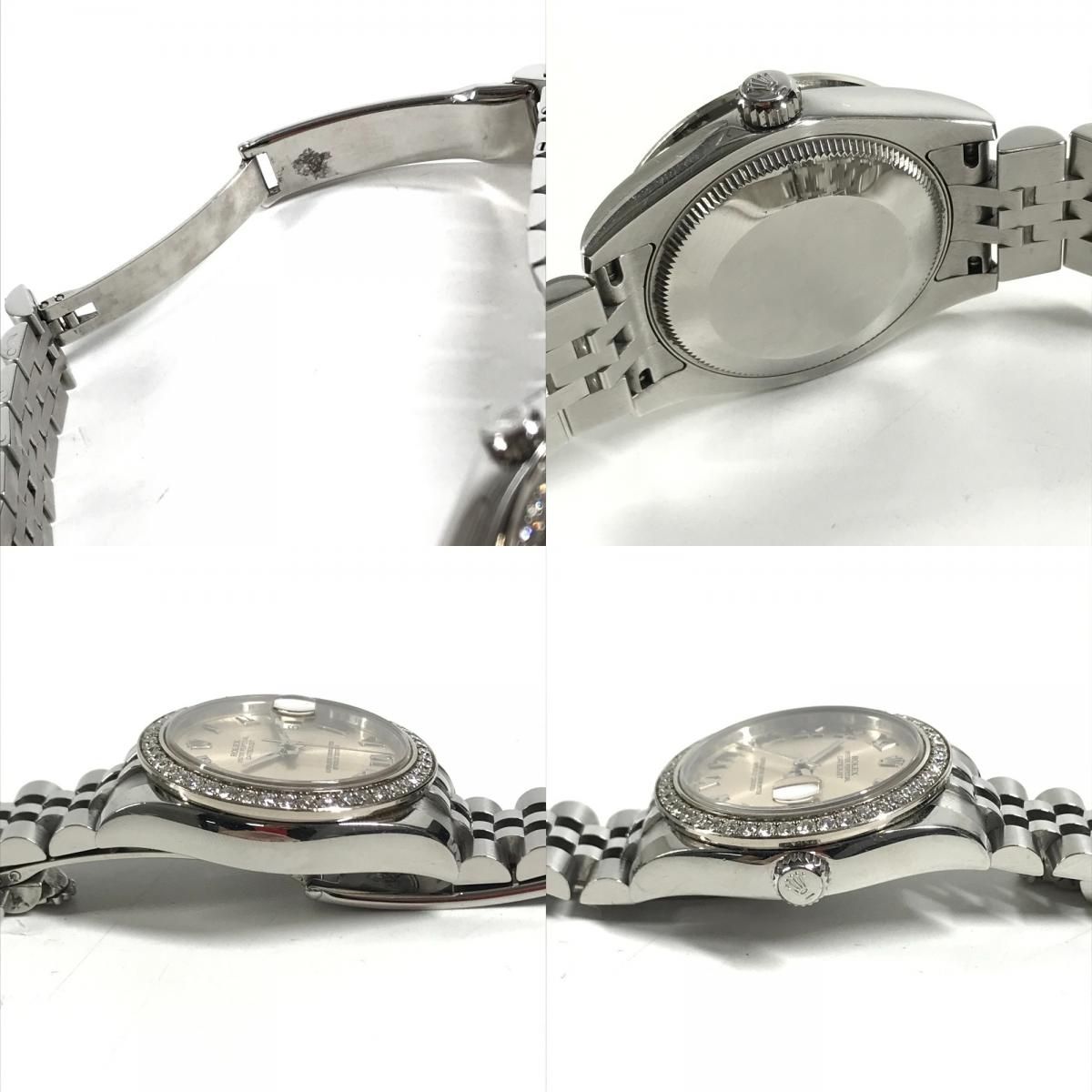 Rolex Watch Datejust Logo SS Silver — view 8