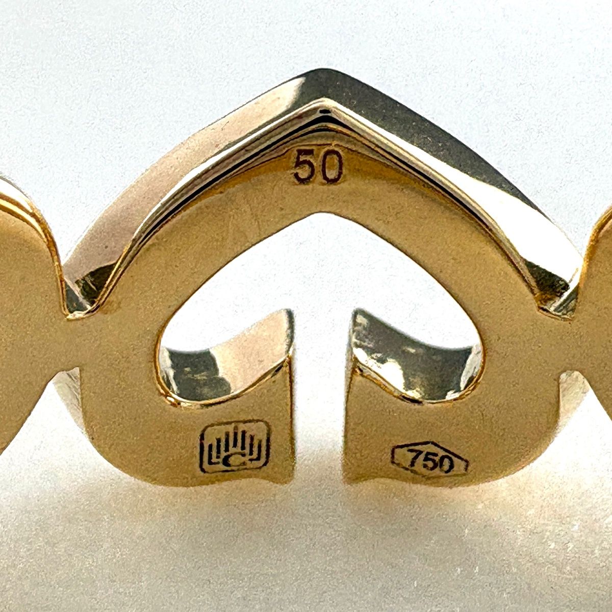 Cartier C Heart Yellow Gold Ring — view 6