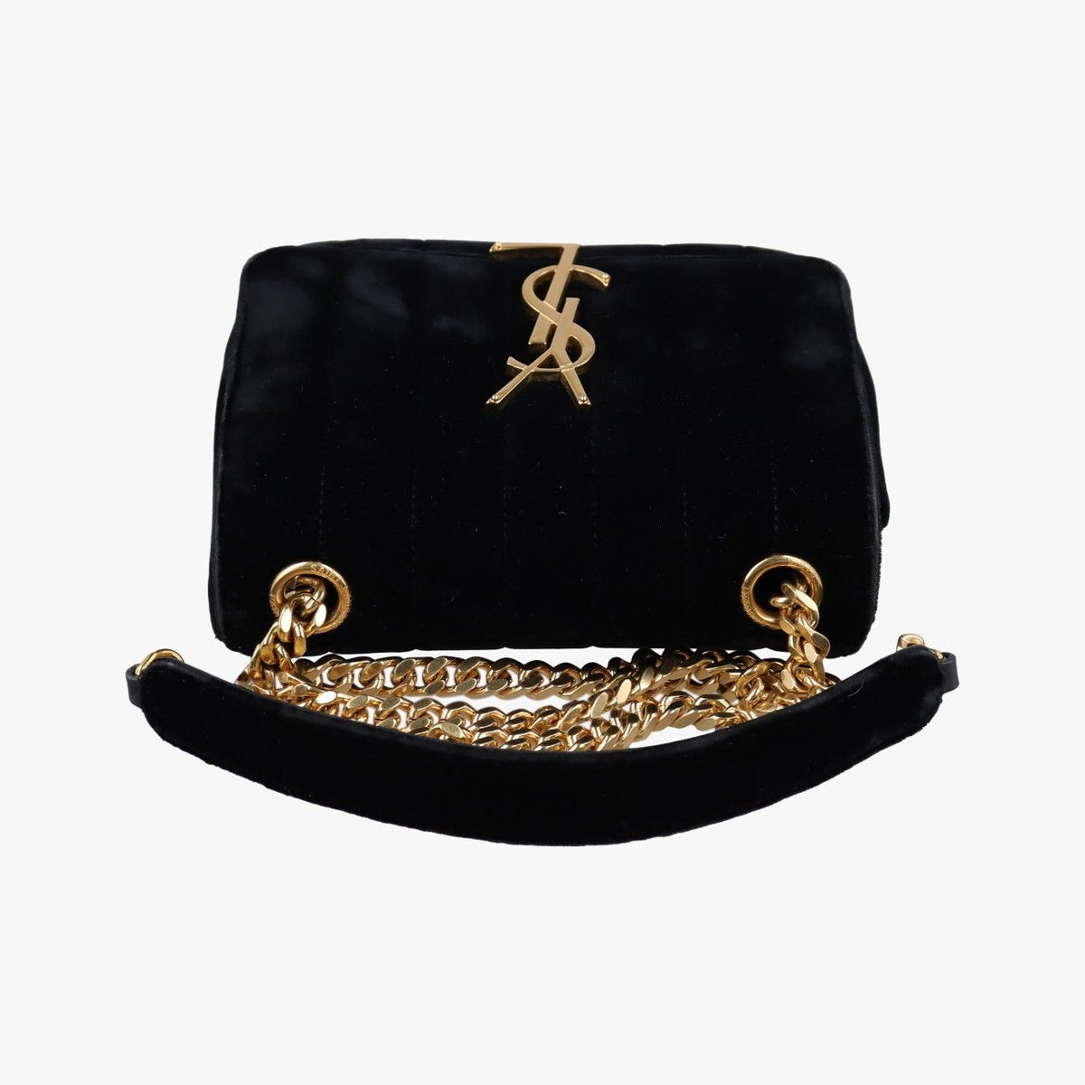Saint Laurent Vicki Black Velour — view 8