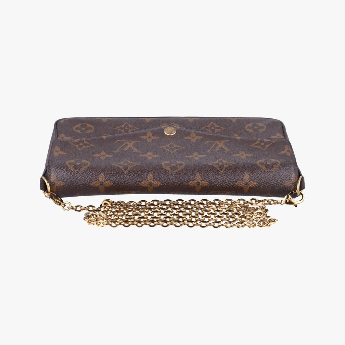 Louis Vuitton Pochette Felicie Monogram Brown Canvas — view 8