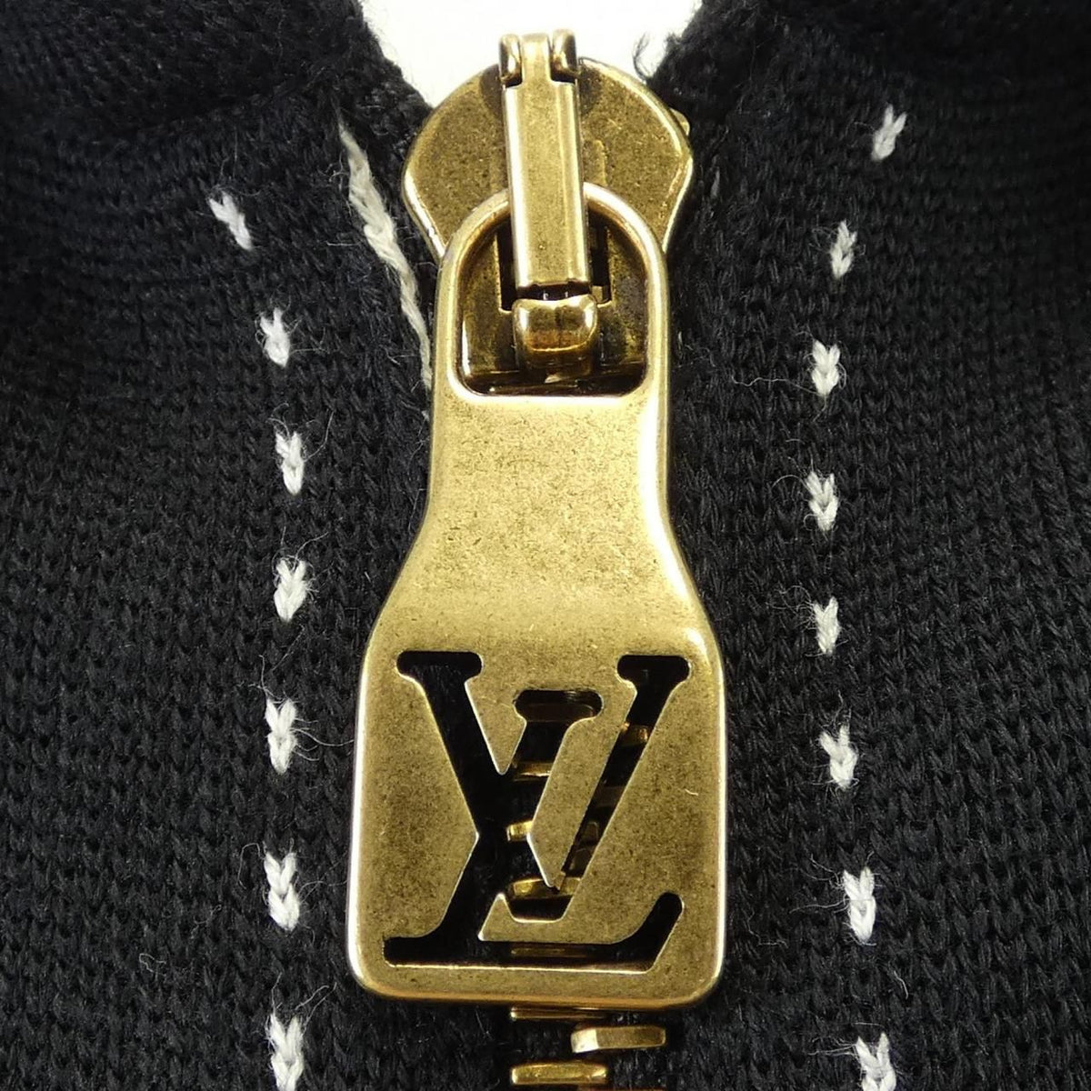 Louis Vuitton Graphic Intarsia Zip Cotton Hoodie — view 7