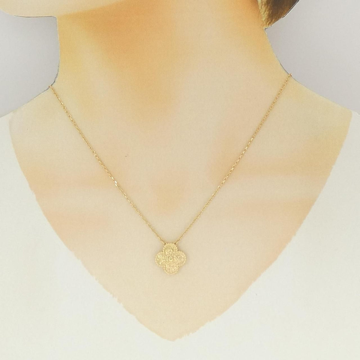 Van Cleef & Arpels Vintage Alhambra Necklace — view 5