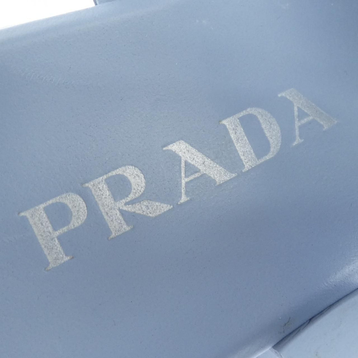 Prada Triangle Logo Monolith Foam Rubber Sandals — view 6