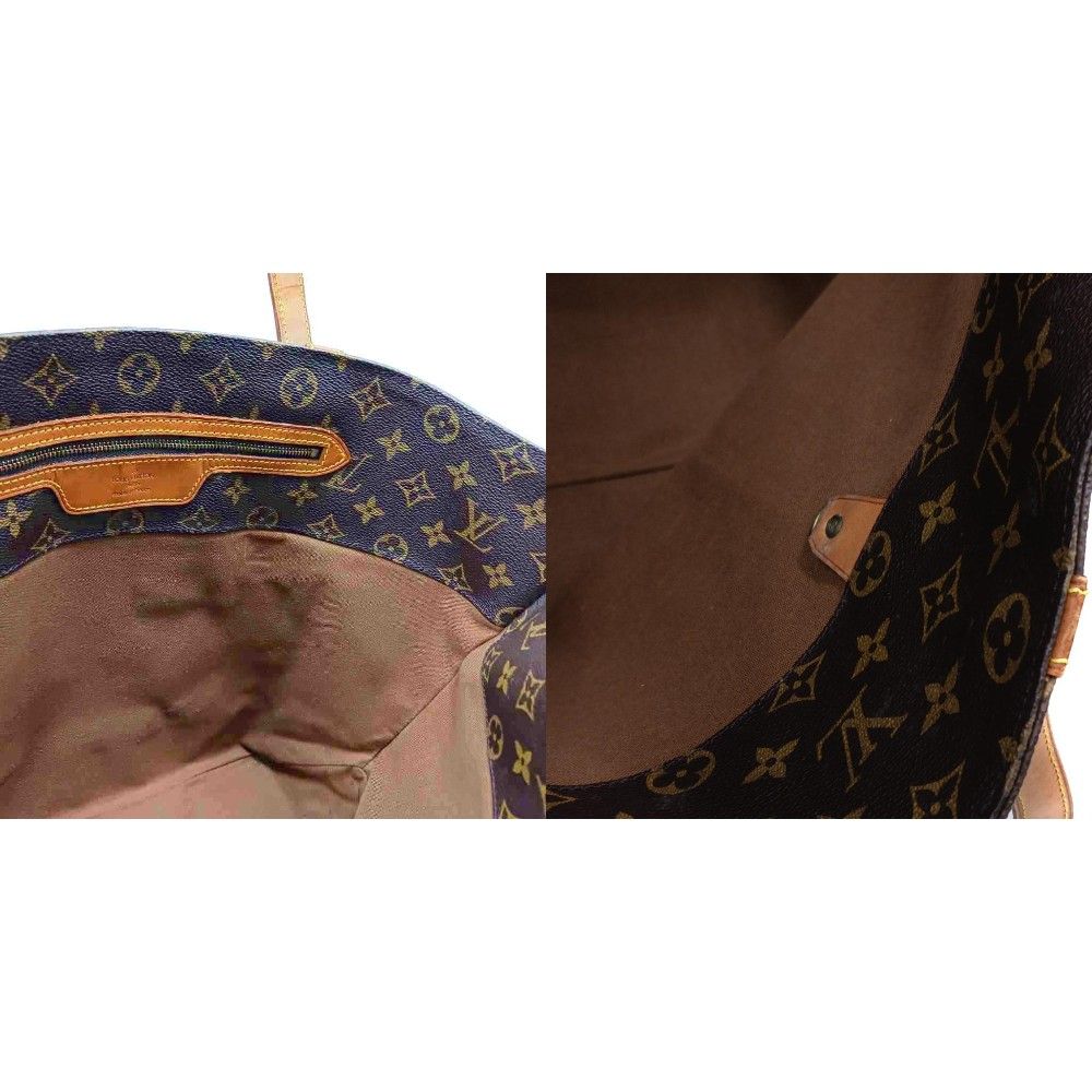 Louis Vuitton Sac Shopping Monogram Tote Shoulder Bag Brown — view 8
