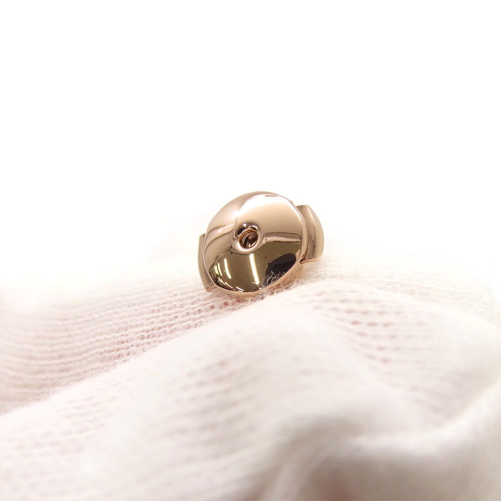 Hermes Earrings Chaine D'ancre Chaos Diamond Total 18k Pink Gold — view 8