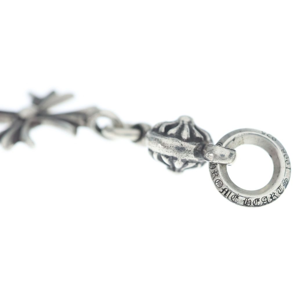 Chrome Hearts Tny CH 1 Ball Tiny CH Cross Charm Pendant Silver — view 6