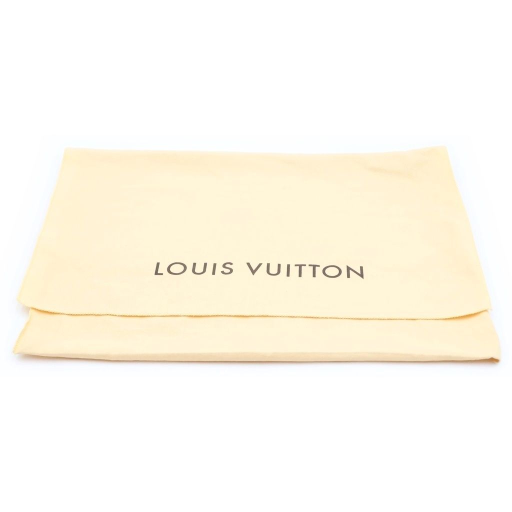 Louis Vuitton Damier Graphite Mick PM Shoulder Bag Black Leather Silver — view 8