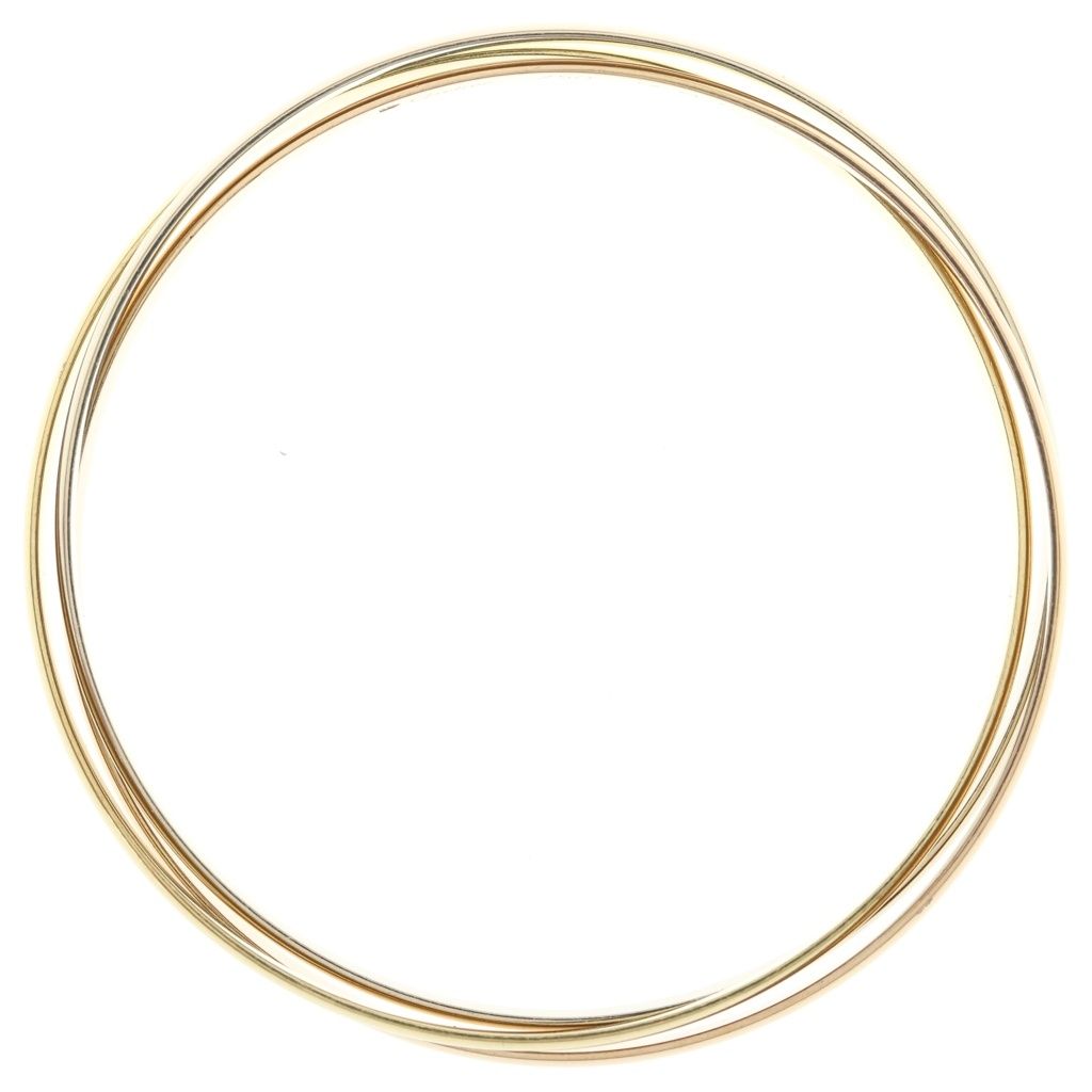 Cartier Trinity Bracelet Bangle 18k Pink Gold 18k White Yellow — view 6