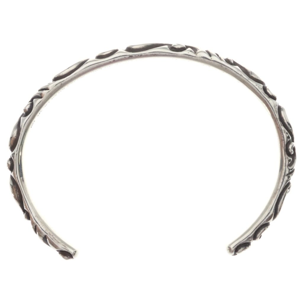 Chrome Hearts Bangle Scroll Band Bracelet Silver — view 6