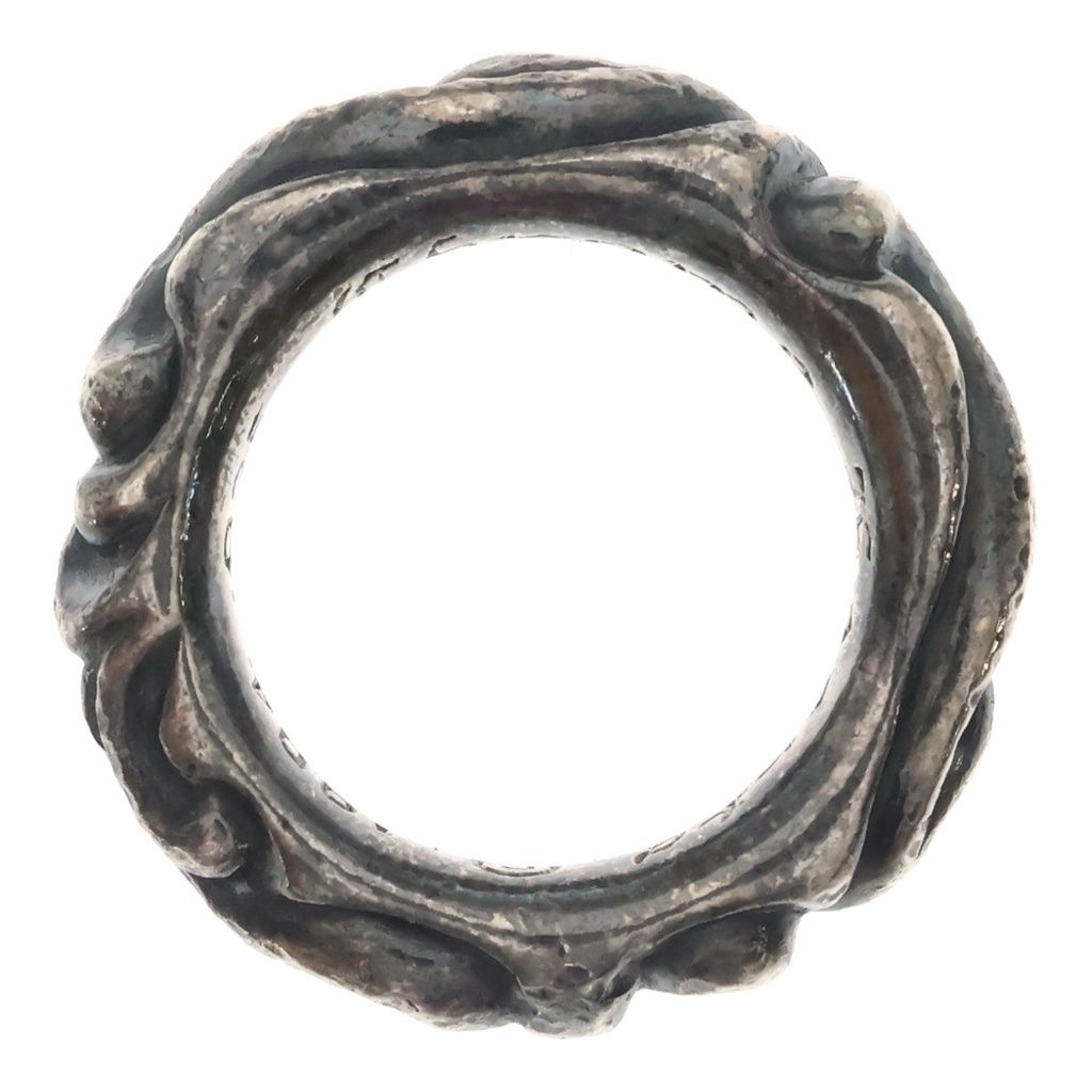 Chrome Hearts Scrl Band Scroll Ring Silver — view 6