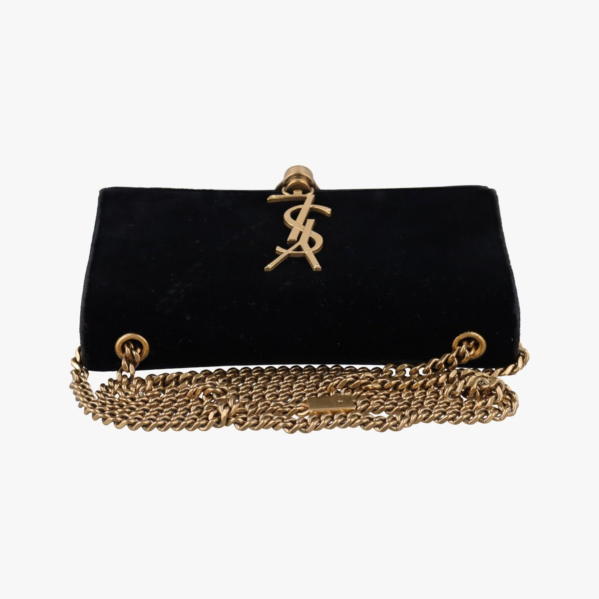 Saint Laurent Kate Black Velour — view 8