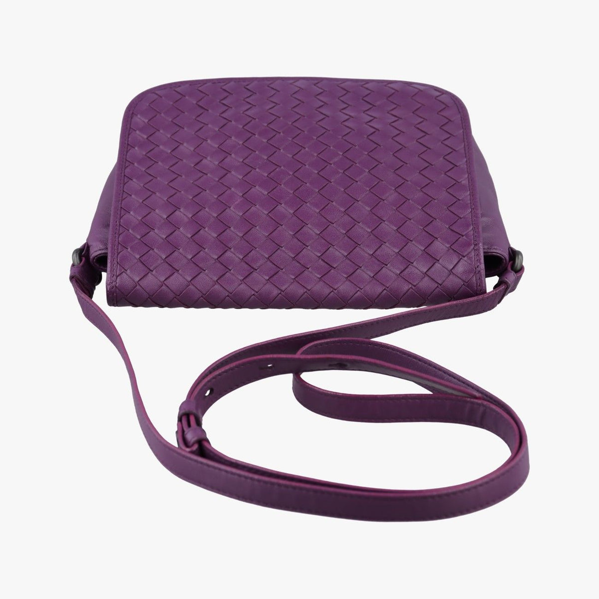 Bottega Veneta Intrecciato Purple Lambskin — view 8
