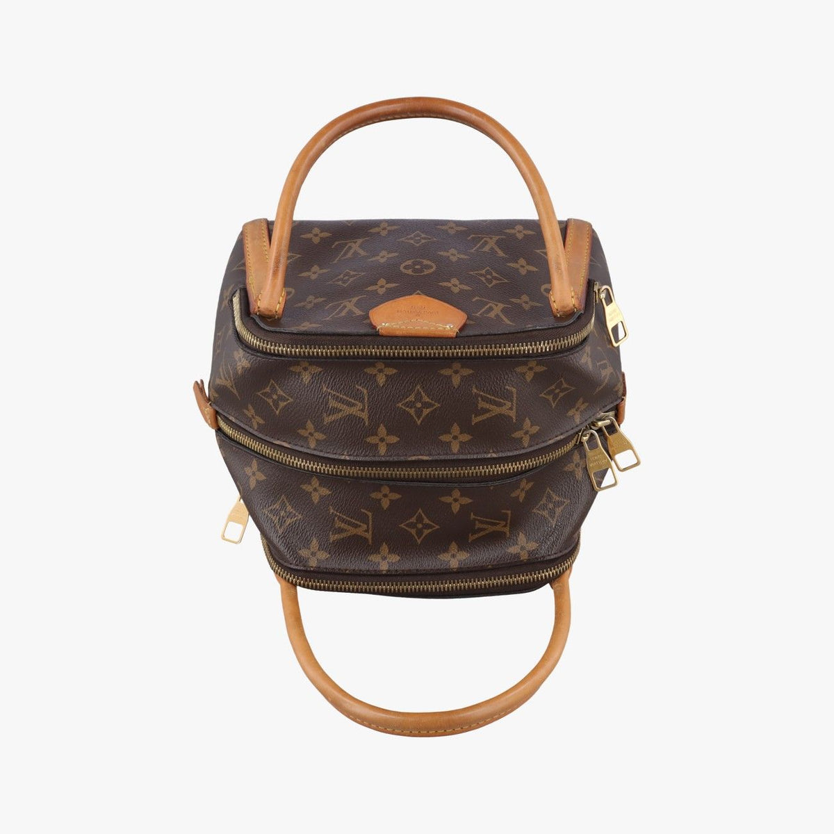Louis Vuitton Marais BB Monogram Brown Beige Canvas Bucket Bag — view 8