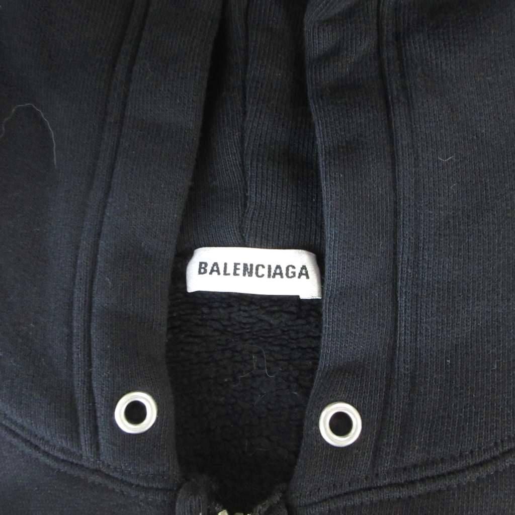 Balenciaga Speed Hunters Zip Up Hoodie Black — view 6