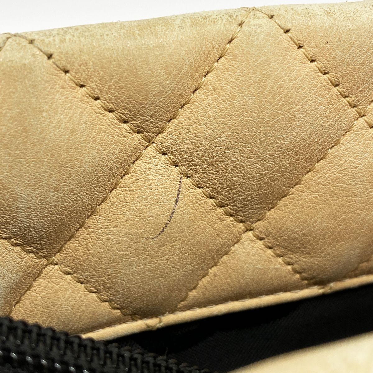 Chanel Tote Bag Cambon Lambskin Brown Black Silver — view 8