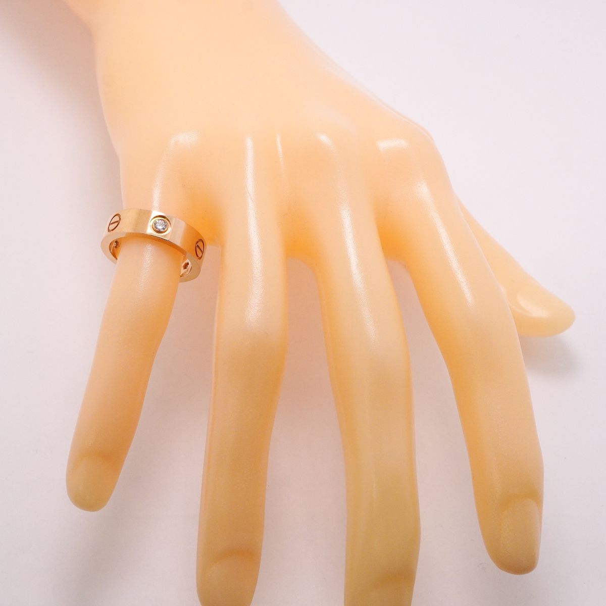Cartier Ring Love Pink Gold Diamond — view 8