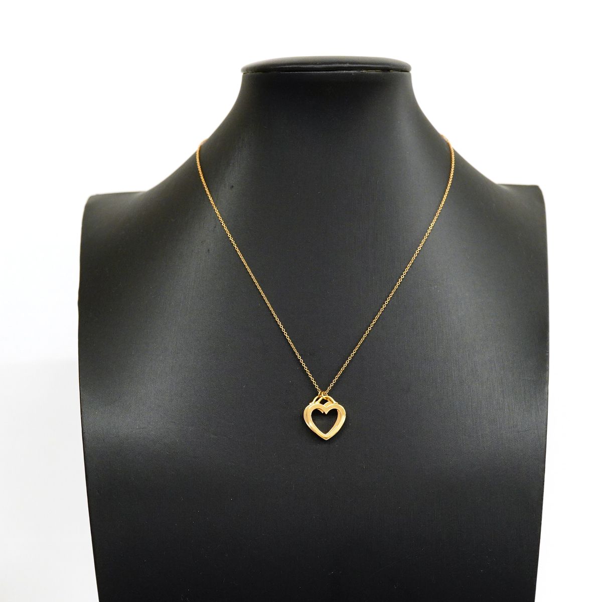 Tiffany & Co Necklace Sentimental Double Heart 18k Pink Gold — view 7
