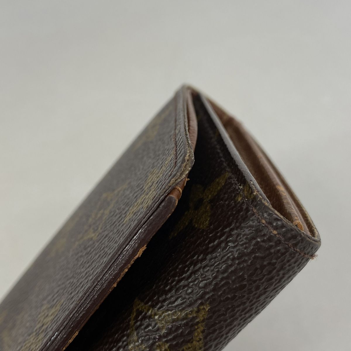 Louis Vuitton Wallet Monogram Porte Monnaie Billets Tresor Brown — view 8