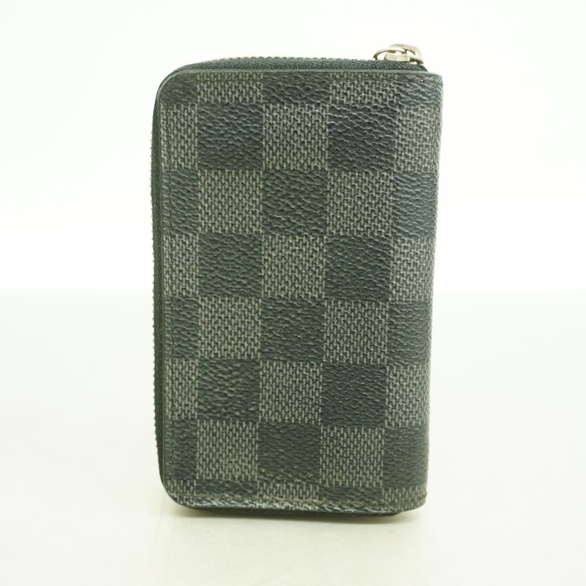 Louis Vuitton Coin Purse Damier Graphite Zippy Black Gray — view 8