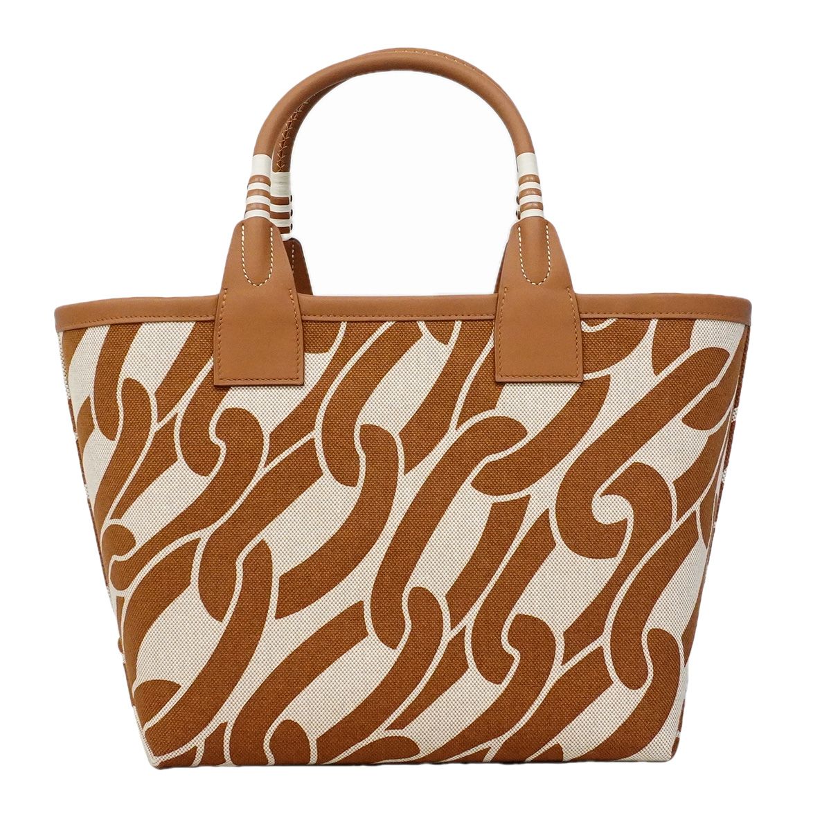 Hermes Tote Bag Steeple 25 Toile H Natural — view 6